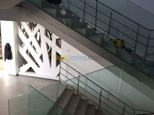 Rampes d'escalier en Inox 