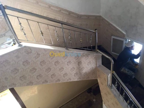 Rampes d'escalier en Inox 