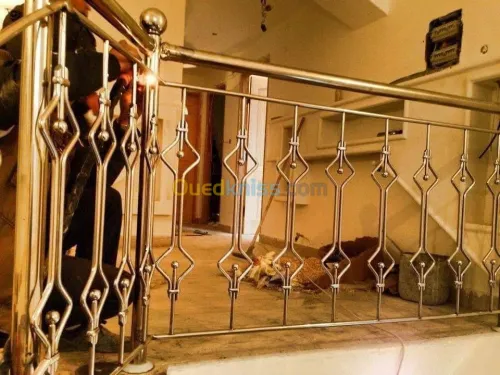 Rampes d'escalier en Inox 