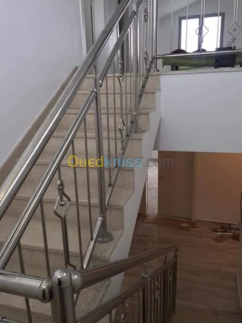Rampes d'escalier en Inox 