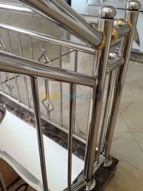 Rampes d'escalier en Inox 