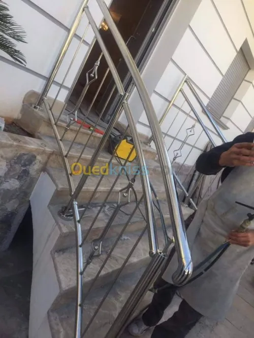 Rampes d'escalier en Inox 