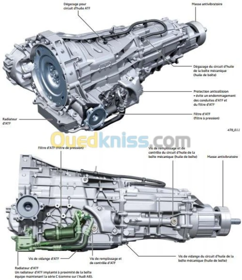 Reparation boite auto dsg MOTEUR VW TO