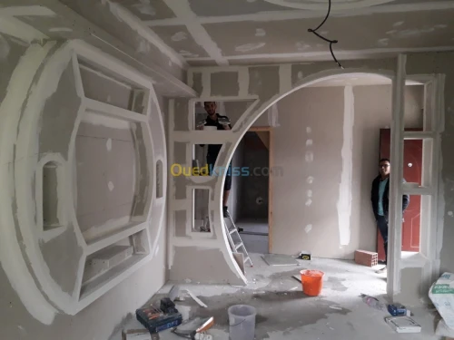 Tout les travaux  Placo platr 