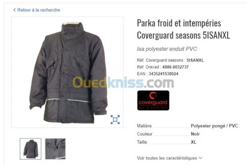 tenue de travail et sécurité + EPI