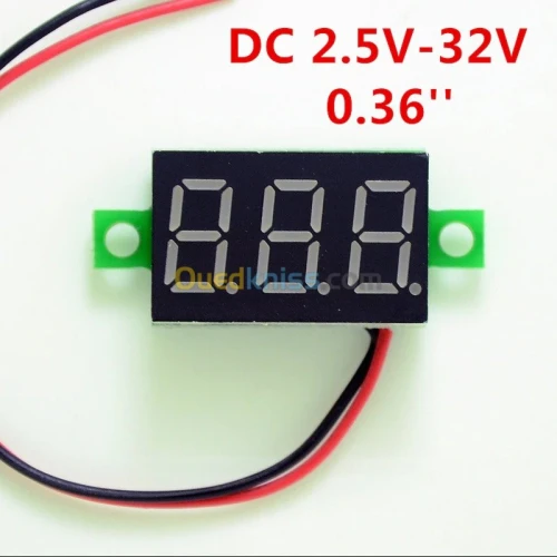 Mini voltmètre testeur DC4V-32V ARDUINO