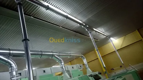 fabrication  de la gaine clim central 
