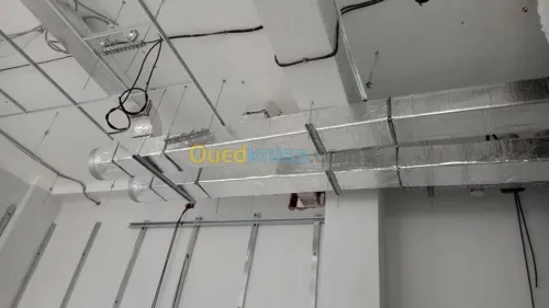 fabrication  de la gaine clim central 