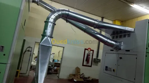 fabrication  de la gaine clim central 
