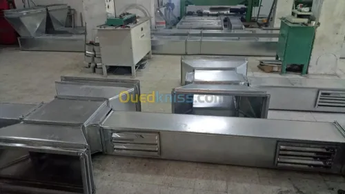 fabrication  de la gaine clim central 