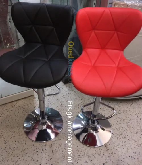 Chaise hydraulique cuir 