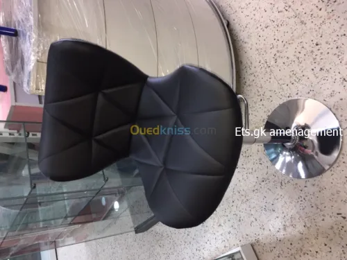 Chaise hydraulique cuir 