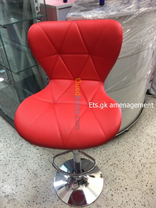 Chaise hydraulique cuir 