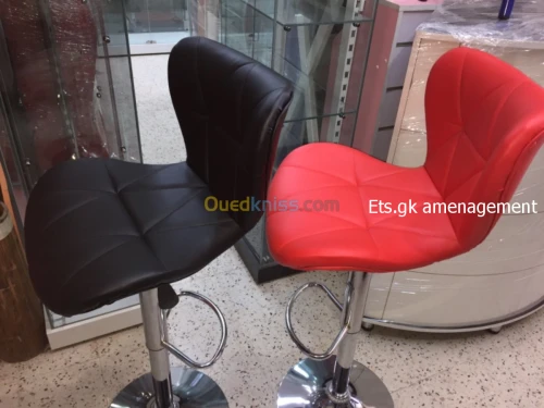 Chaise hydraulique cuir 