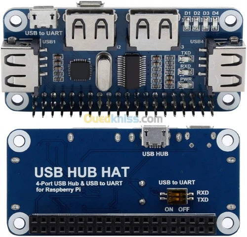 Carte extension Raspberry USB HDMI HUB arduino