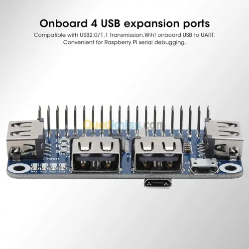 Carte extension Raspberry USB HDMI HUB arduino