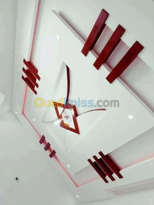 Faux plafond .  platre