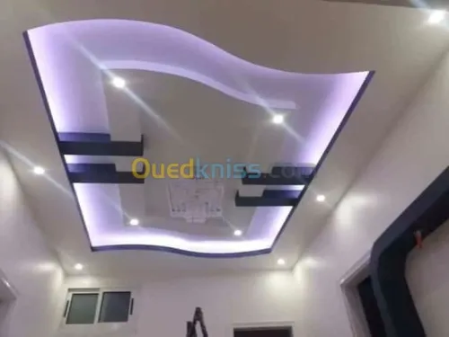 Faux plafond .  platre