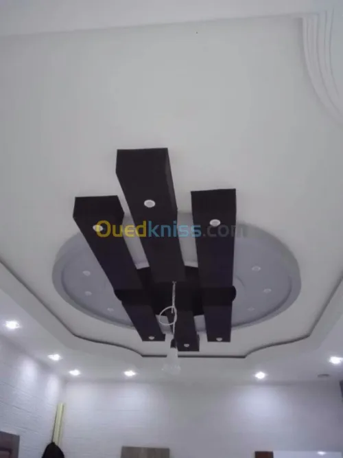 Faux plafond .  platre