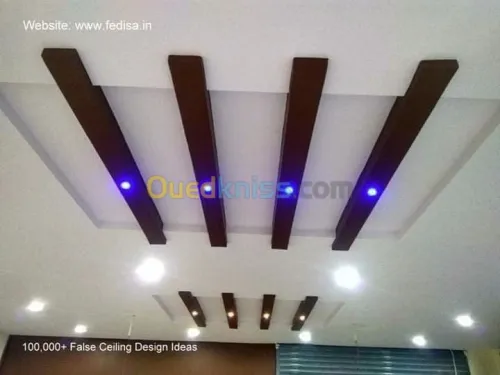 Faux plafond .  platre