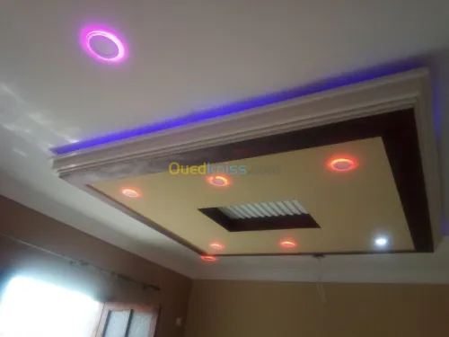 Faux plafond .  platre