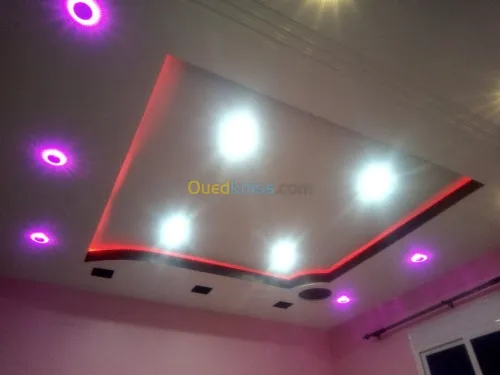 Faux plafond .  platre