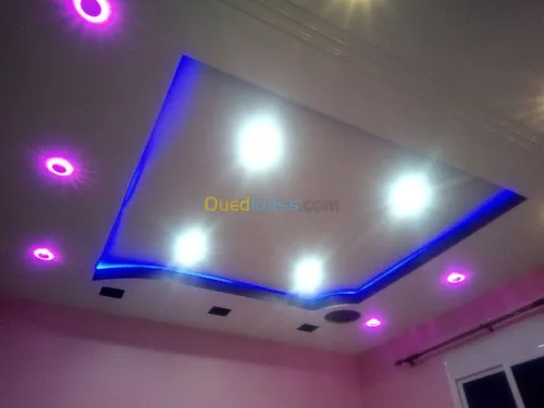 Faux plafond .  platre