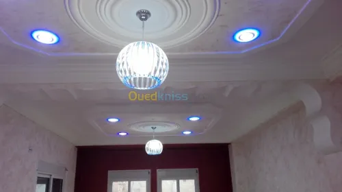 Faux plafond .  platre