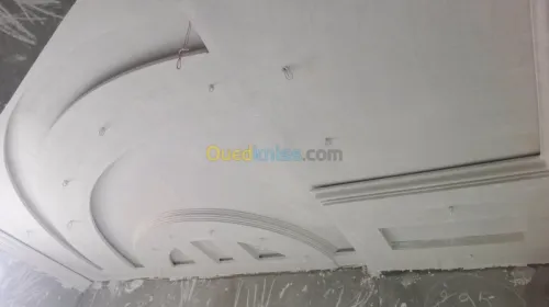 Faux plafond .  platre
