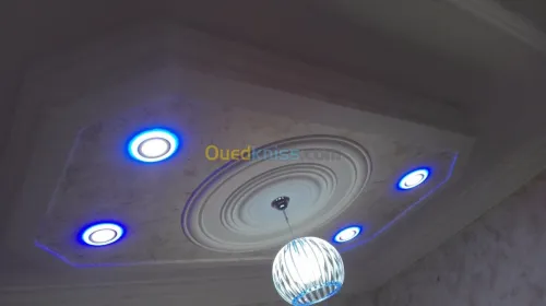 Faux plafond .  platre