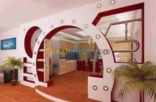 Décoration placoplâtre et époxy et pvc