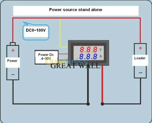 Voltmètre Ampèremètre DC 100v10A arduino