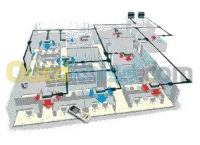 Climatisation, extraction d'air, ventilation; cuisine, hôtel, restaurant