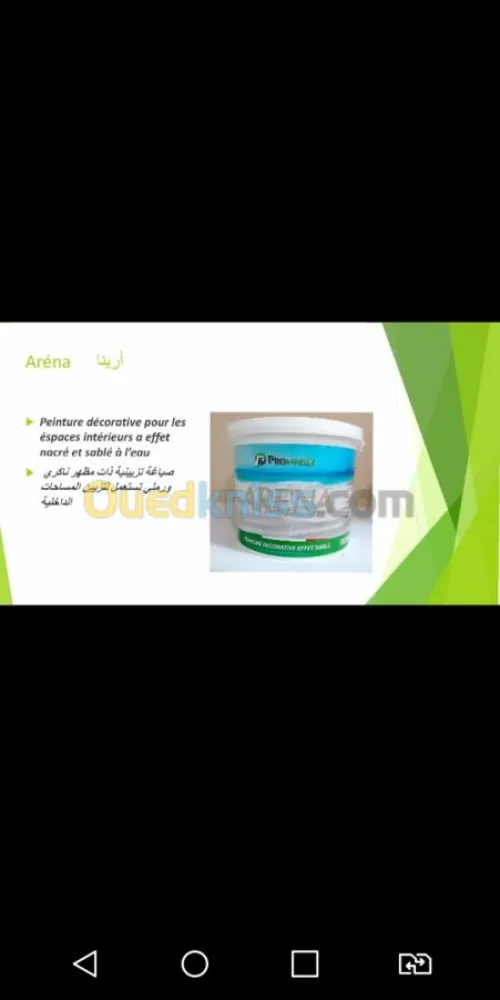 Vente de peinture gros et details