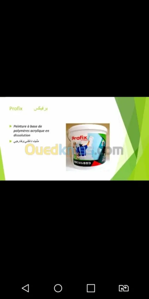 Vente de peinture gros et details