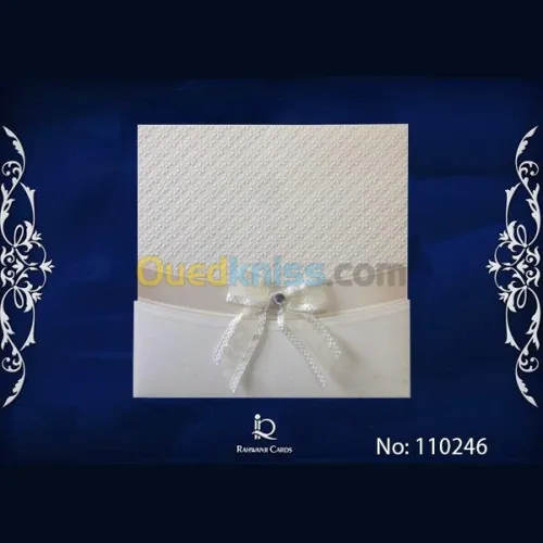 Vent des cartes d'invitations 