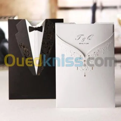 Vent des cartes d'invitations 