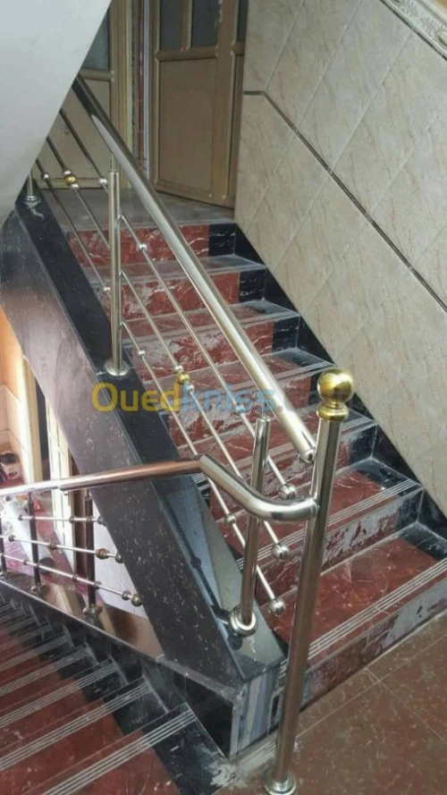 Rampe escalier,Garde corps en inox