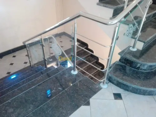 Rampe escalier,Garde corps en inox