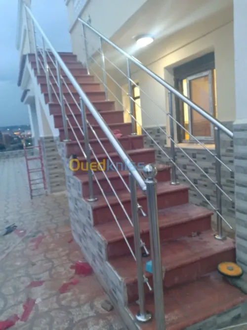 Rampe escalier,Garde corps en inox