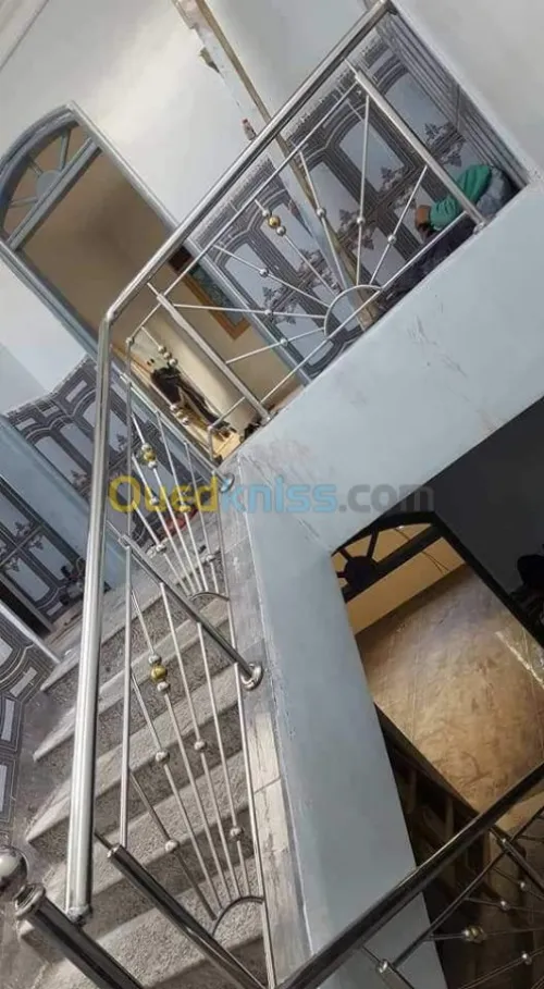 Rampe escalier,Garde corps en inox