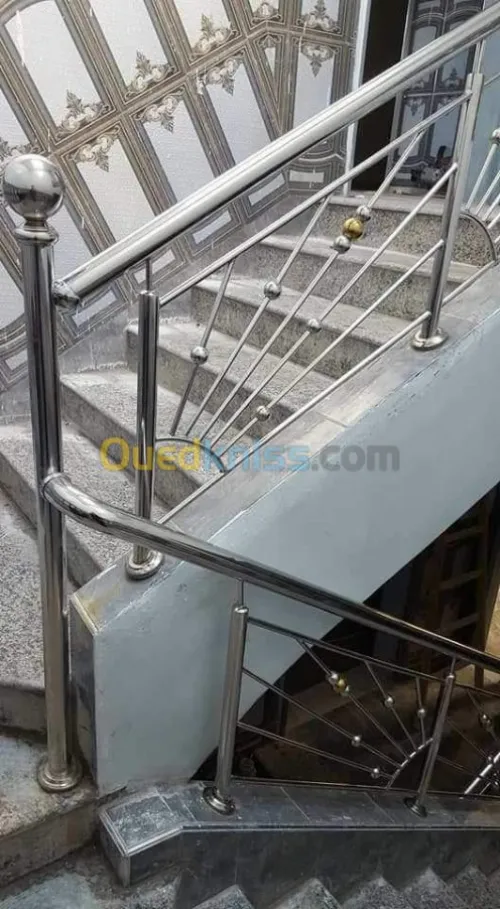 Rampe escalier,Garde corps en inox