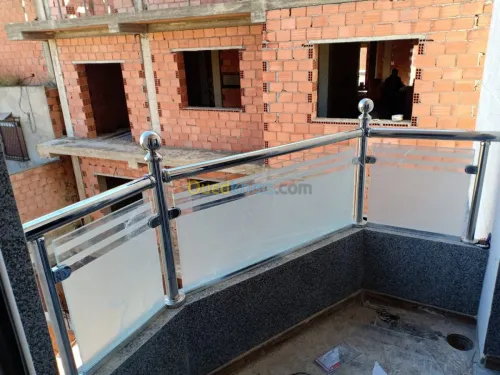 Rampe escalier,Garde corps en inox