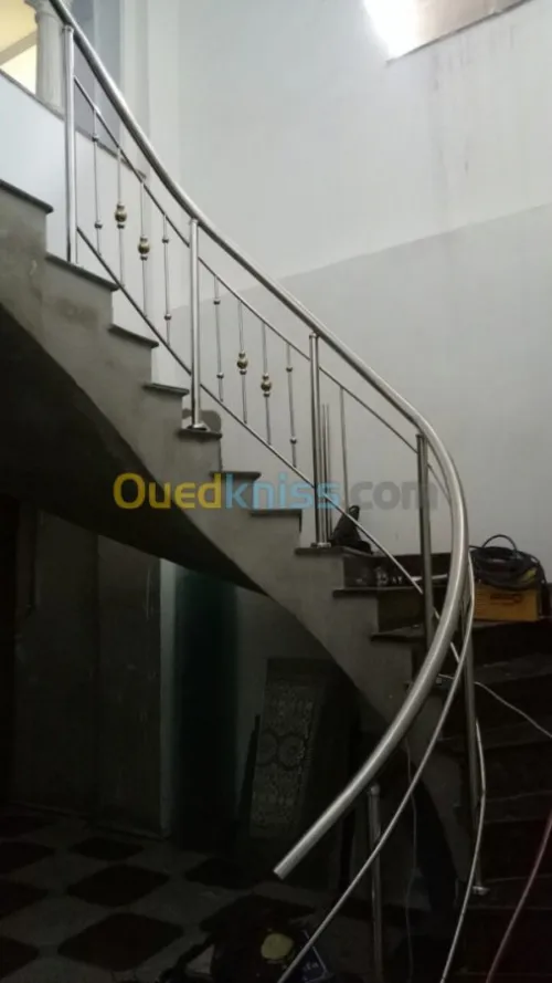 Rampe escalier,Garde corps en inox
