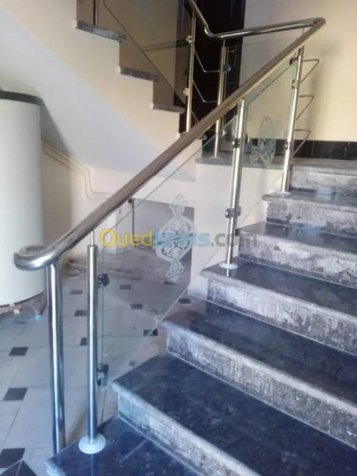 Rampe escalier,Garde corps en inox