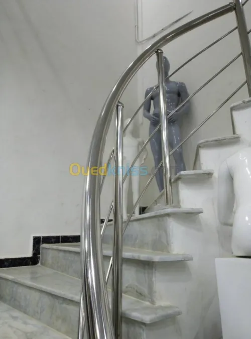 Rampe escalier,Garde corps en inox
