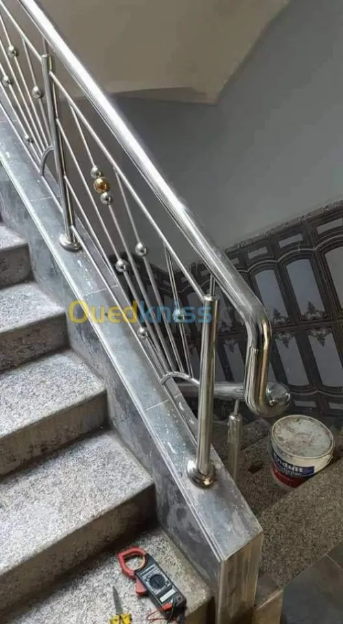 Rampe escalier,Garde corps en inox