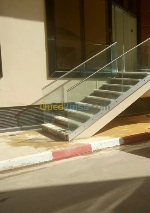 Rampe escalier,Garde corps en inox