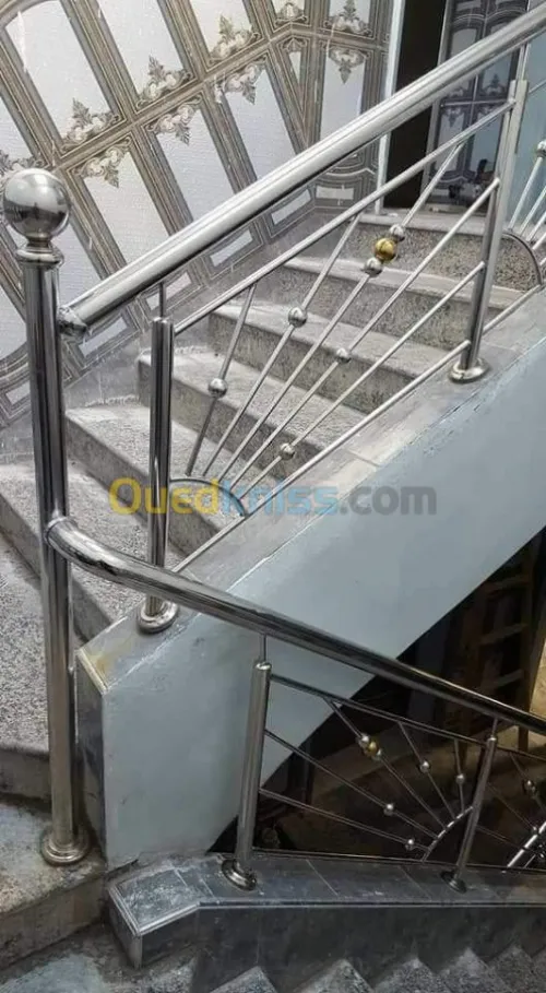 Rampe escalier,Garde corps en inox