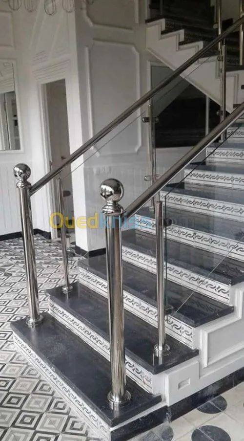 Rampe escalier,Garde corps en inox